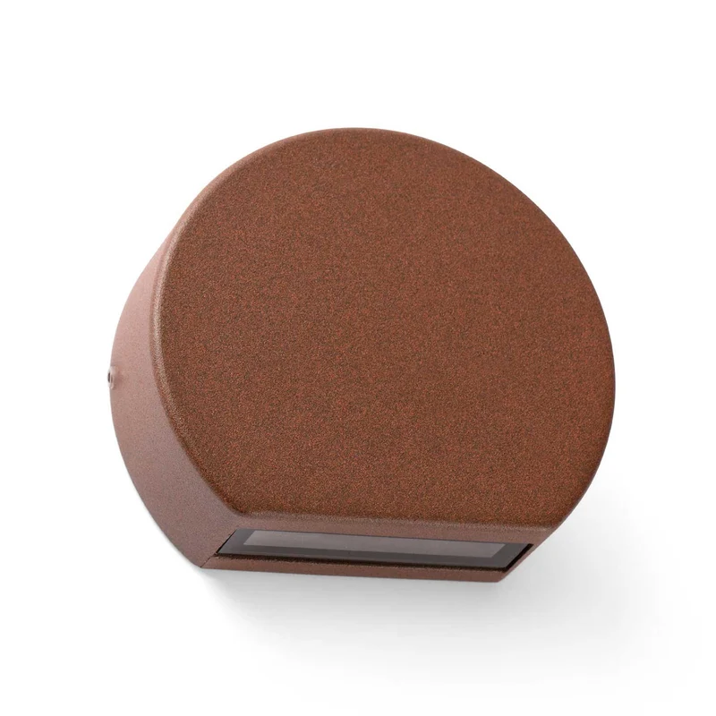 Pill - Applique murale LED dimmable d’extérieur en acier et verre, style contemporain