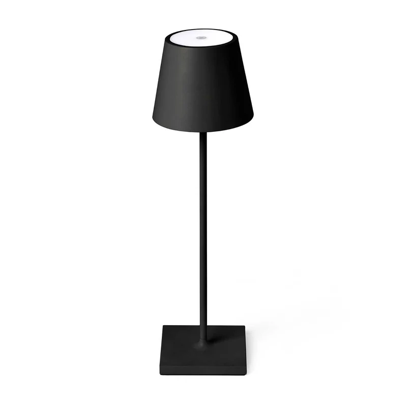 Toc - Lampe à poser sans fil en acier, style contemporain