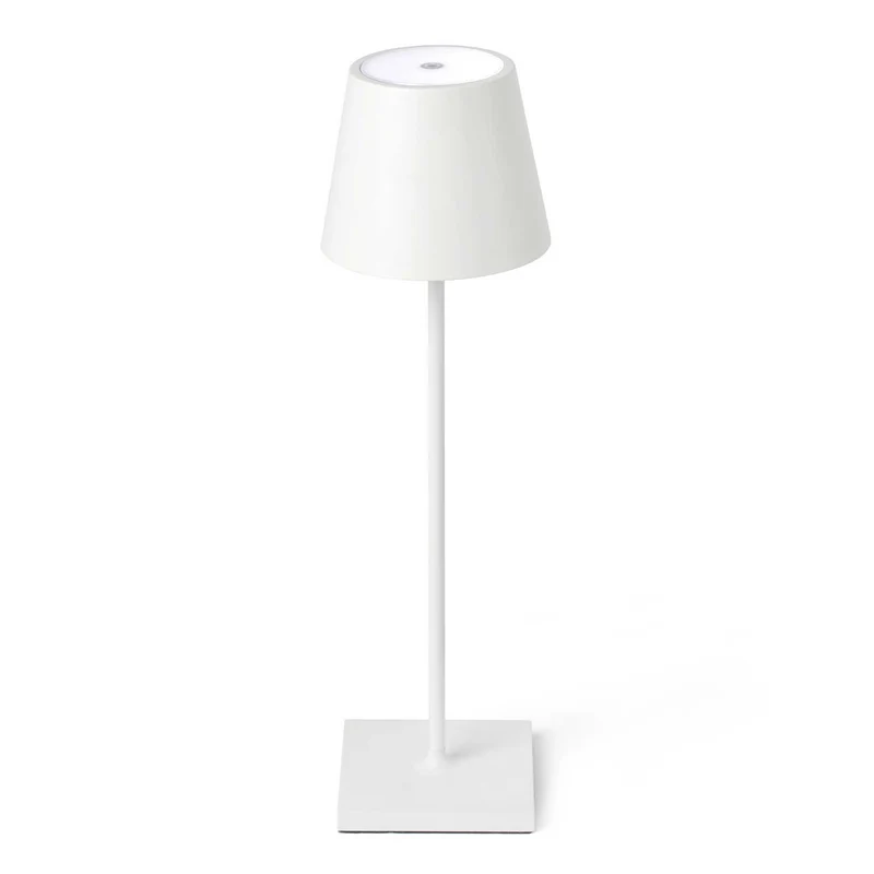 Toc - Lampe à poser sans fil en acier, style contemporain