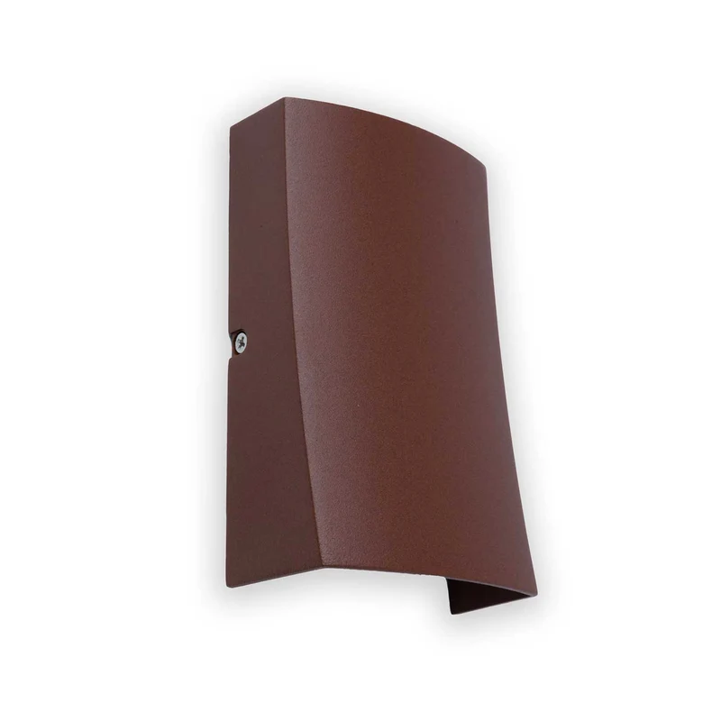 Nairobi - Applique murale LED d’extérieur en acier et verre, style contemporain