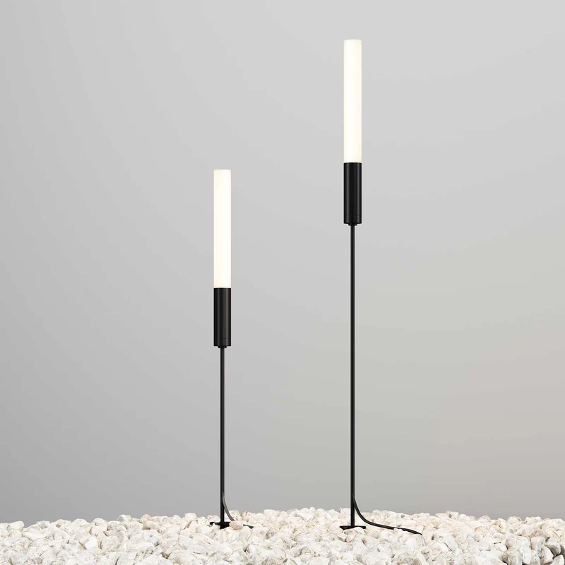 Flare - Piquet LED élancé en aluminium, style contemporain