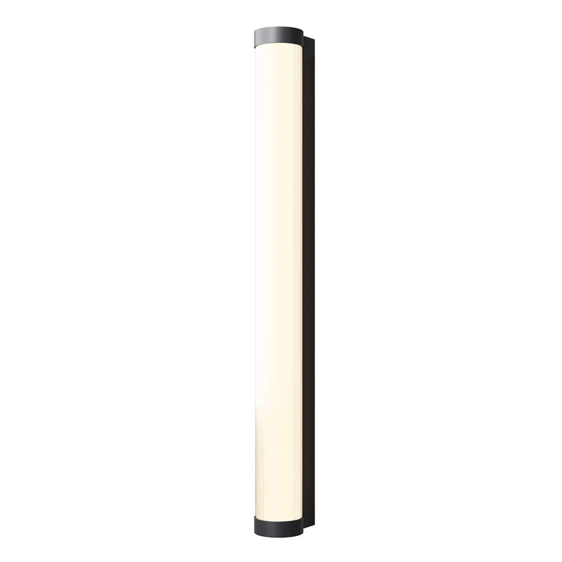 Rounge - Applique murale LED tubulaire en aluminium et acrylique, style contemporain