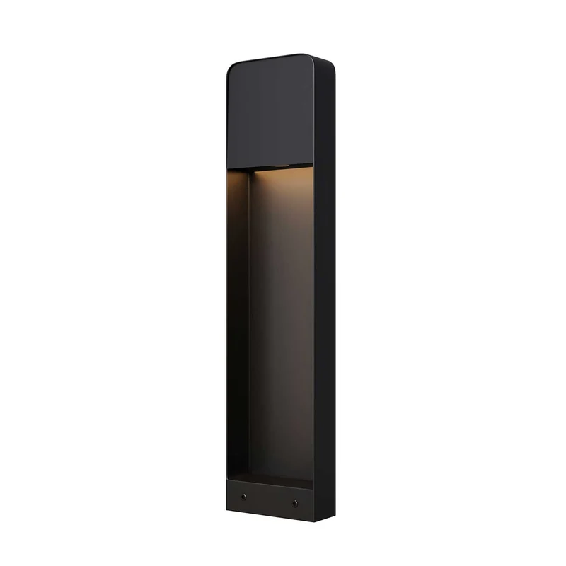 Porte - Borne LED à cadre vertical en aluminium, style contemporain