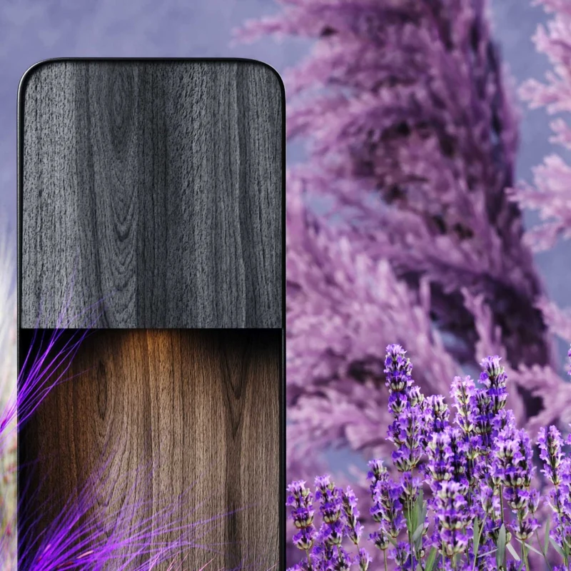 Porte - Borne LED à cadre vertical en aluminium, style contemporain