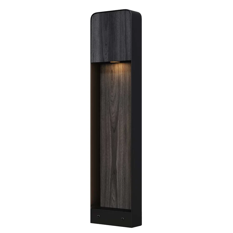 Porte - Borne LED à cadre vertical en aluminium, style contemporain