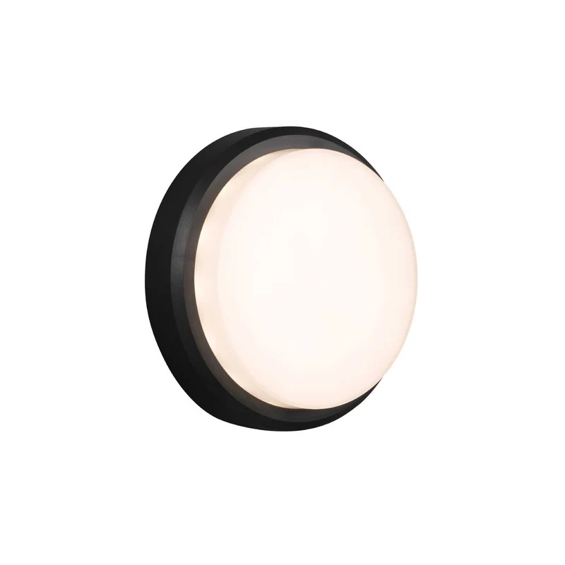 Tom - Applique murale LED d’extérieur en acier et verre, style contemporain