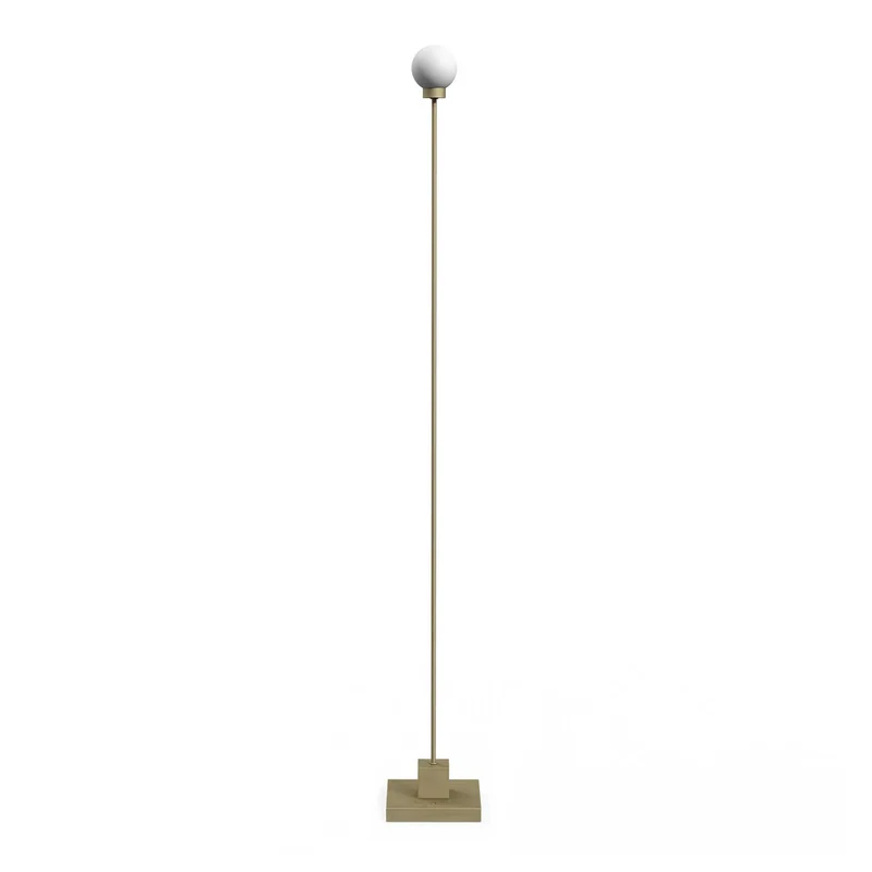 Snowball - Lampadaire LED en acier, style minimaliste
