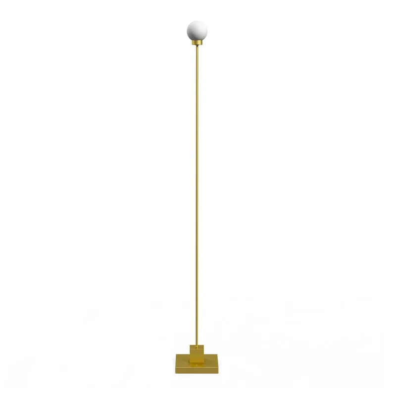 Snowball - Lampadaire LED en acier, style minimaliste