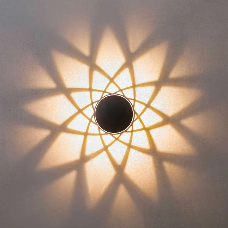 Shadow - Borne LED en aluminium, style contemporain