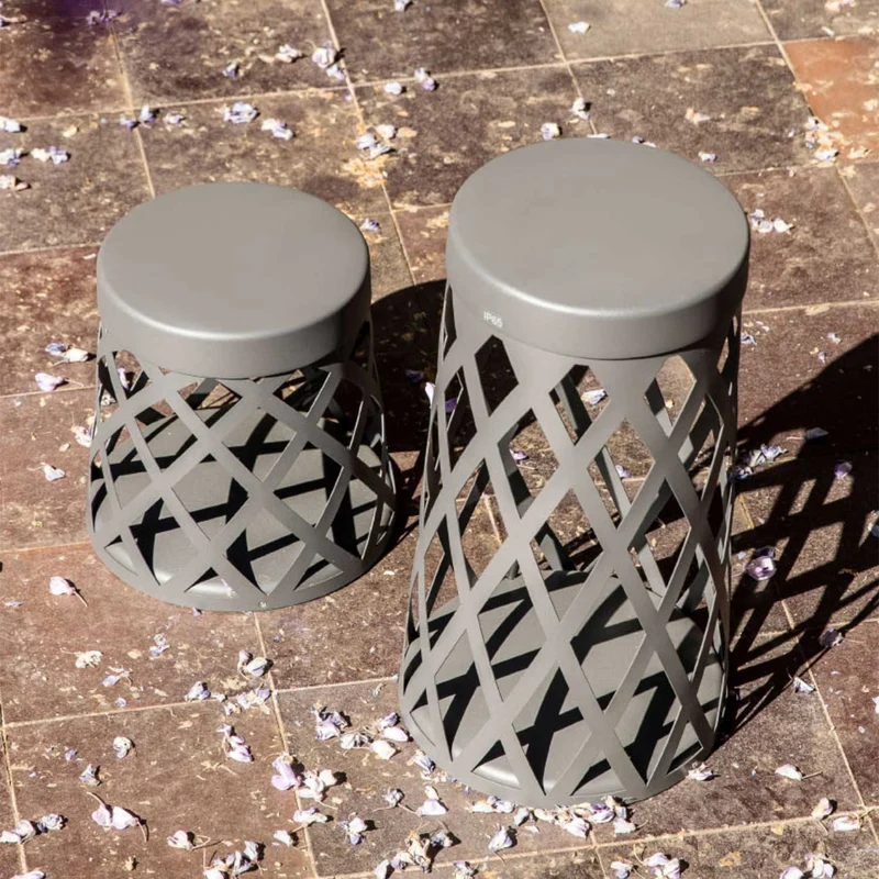 Shadow - Borne LED en aluminium, style contemporain