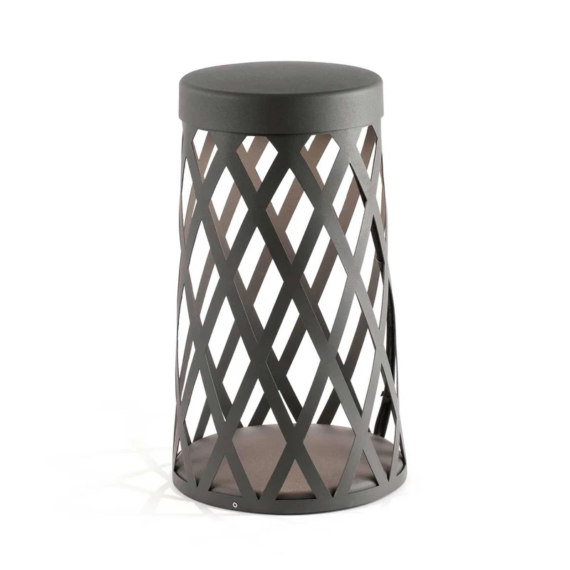 Shadow - Borne LED en aluminium, style contemporain