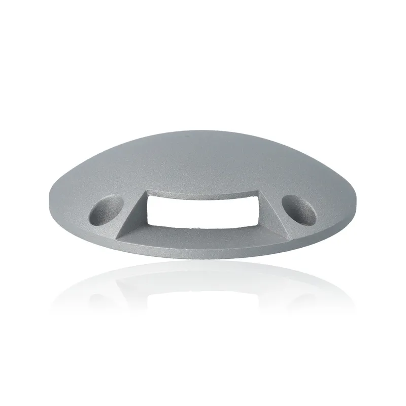 Guscio per segnapasso calpestabile diam.86mm con una feritoia d'illuminazione
