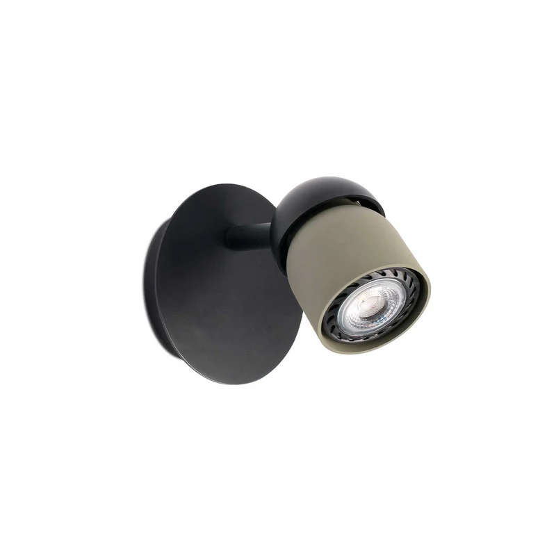 Coco - Applique murale orientable en acier, style contemporain