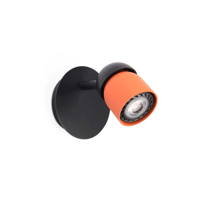 Coco - Applique murale orientable en acier, style contemporain