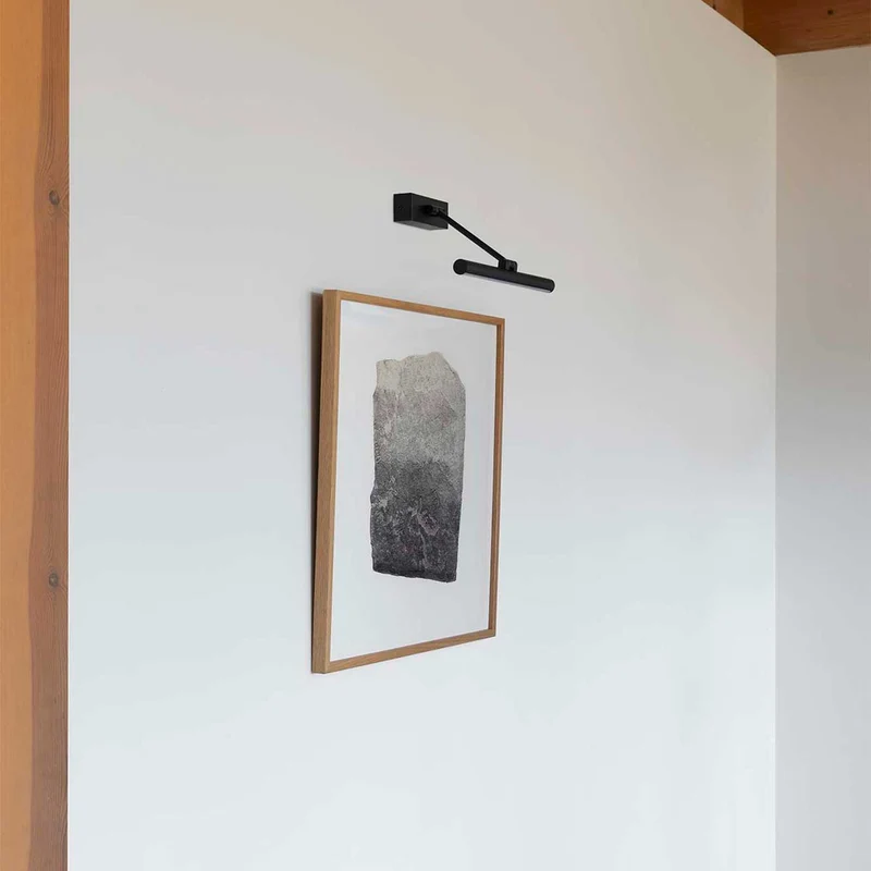 Magritte - Applique murale LED pour tableau en acier, style Art déco