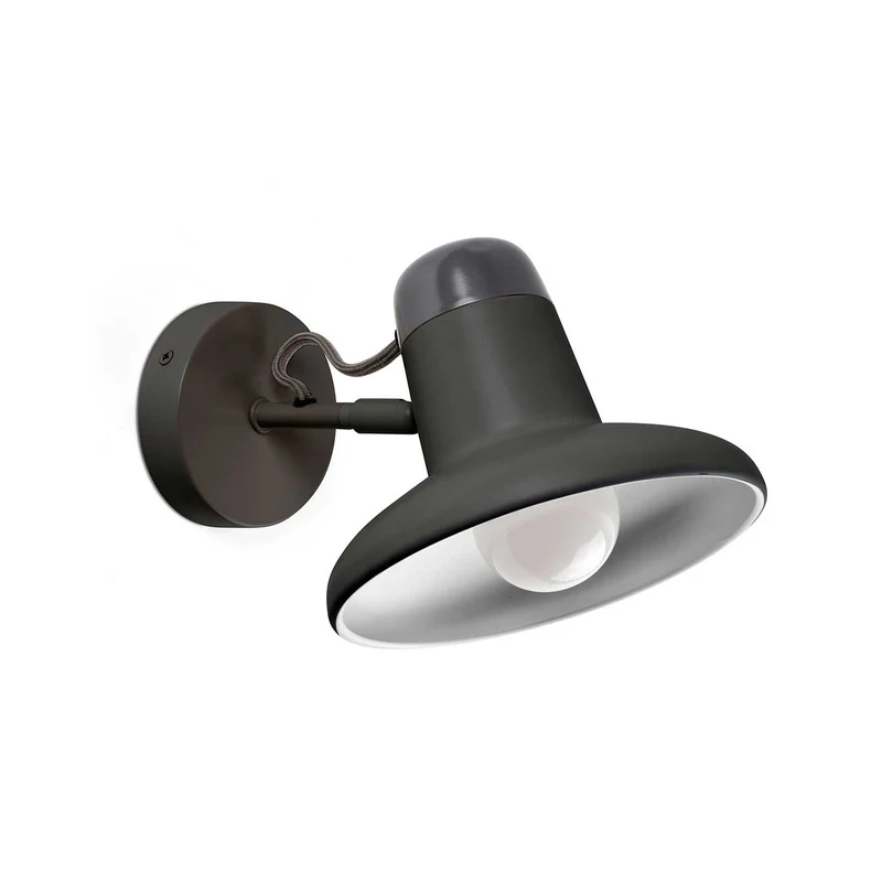 Snap - Applique murale en acier, style industriel