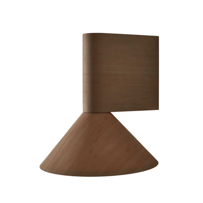 M30 - Applique murale exotique en bambou naturel, largeur 28 cm