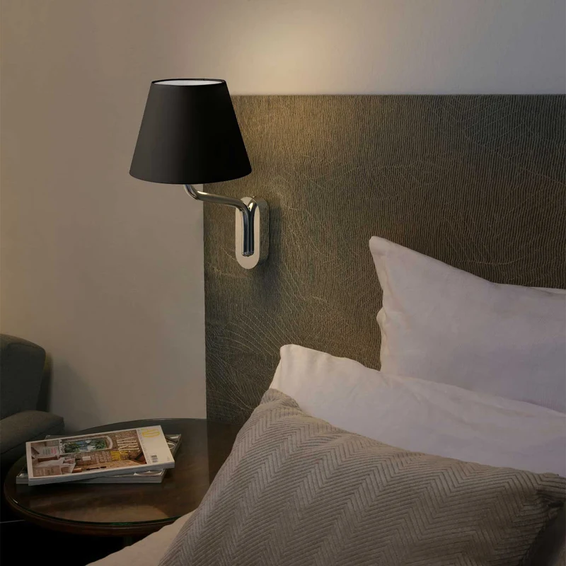 Eterna - Applique murale en acier et tissu, style moderne
