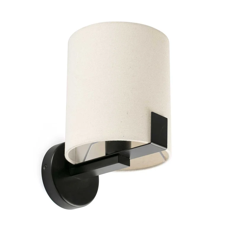 Nila - Applique murale en acier et tissu, style contemporain