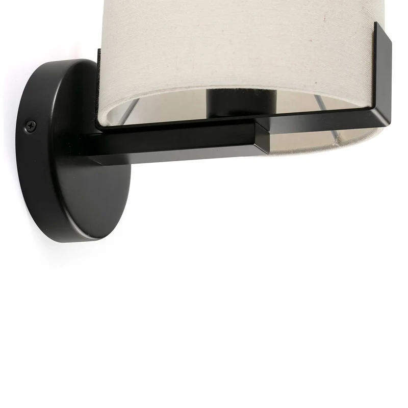 Nila - Applique murale en acier et tissu, style contemporain