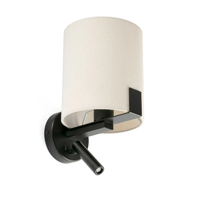 Nila - Applique murale en acier et tissu, style contemporain
