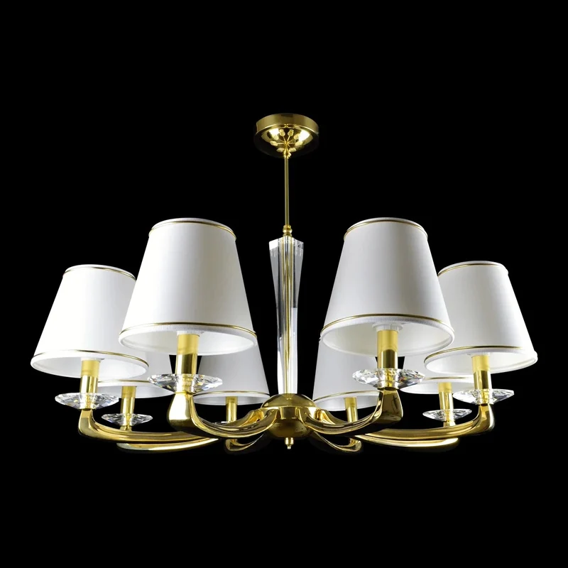 Casa Padrino Luxus Barock Kristall Kronleuchter Gold Ø 88 x H. 71 cm - Prunkvolle Messing Kronleuchter mit böhmischem Kristallglas - Barock Möbel - Edel & Prunkvoll