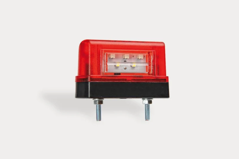 Lampada targa a LED slimline con luce di posizione posteriore / confezione da 2