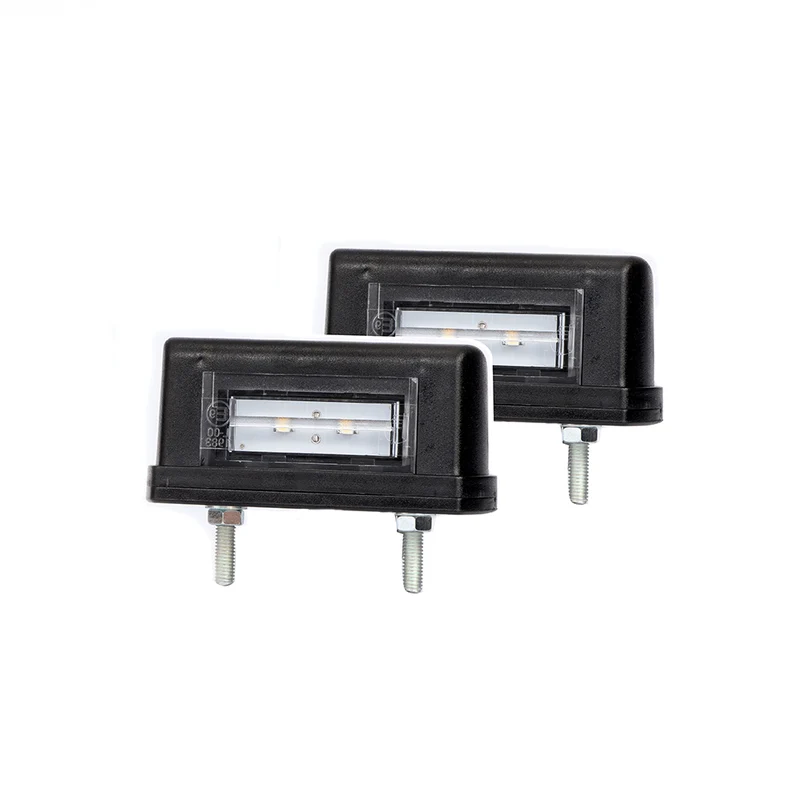Lampada targa a LED slimline / confezione da 2