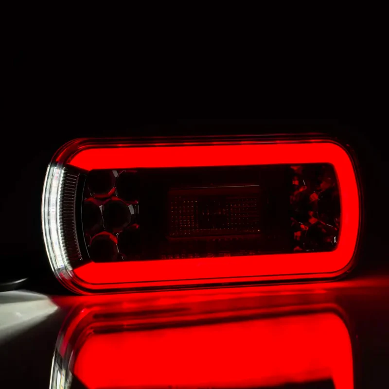 Fristom FT130 Fanale posteriore a LED per rimorchio / Effetto neon a 5 funzioni