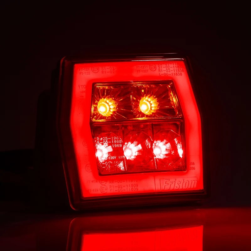 Lampada per rimorchio posteriore a LED effetto neon con coda di arresto e indicatore
