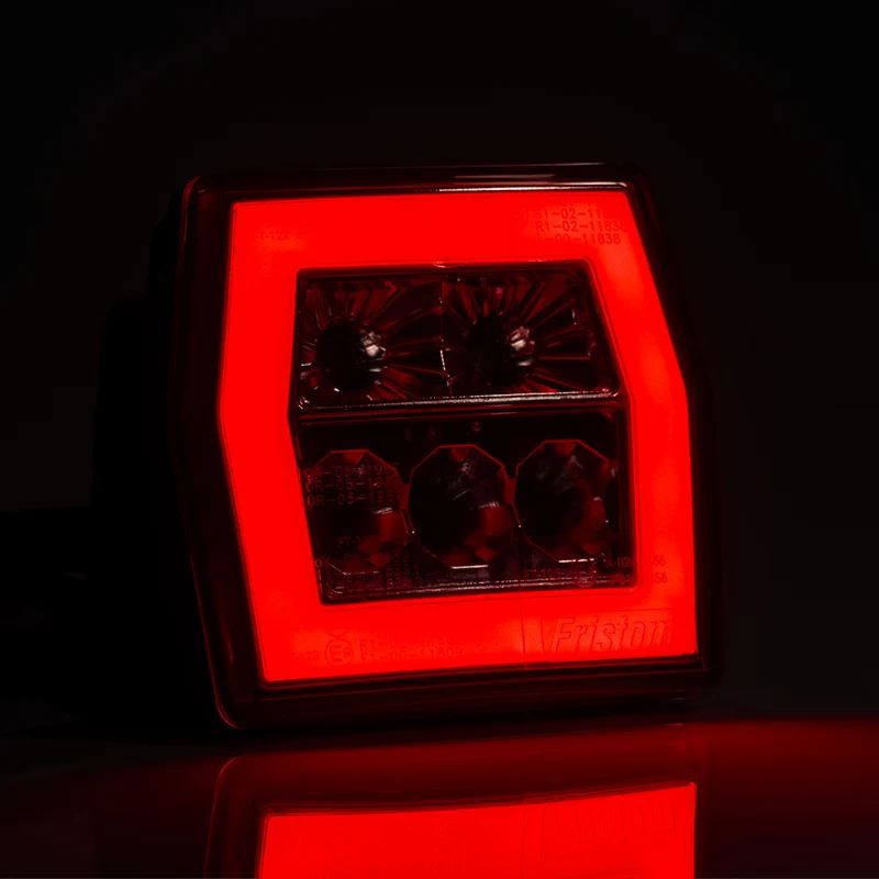 Lampada per rimorchio posteriore a LED effetto neon con coda di arresto e indicatore