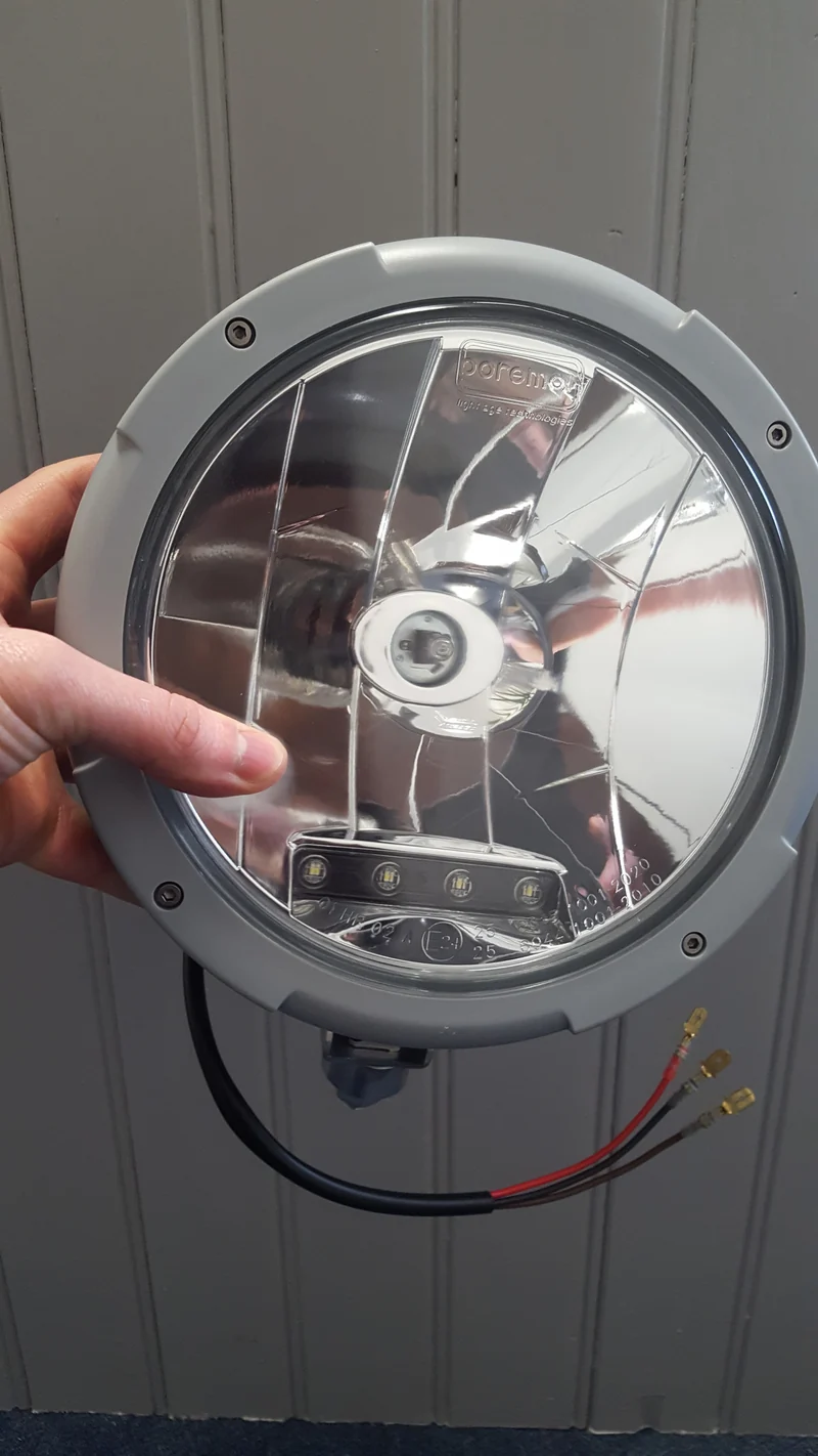 Lampada da guida rotonda con luce di posizione a LED / OFFERTA Boreman!