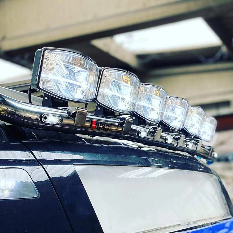 Boreman Full LED Faro di guida con striscia luminosa di posizione