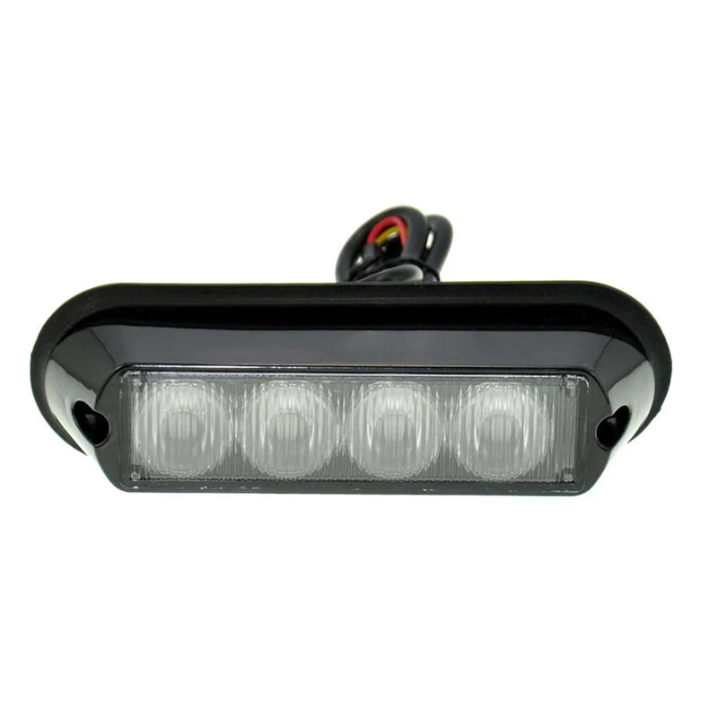 Luce stroboscopica ambra a 4 LED