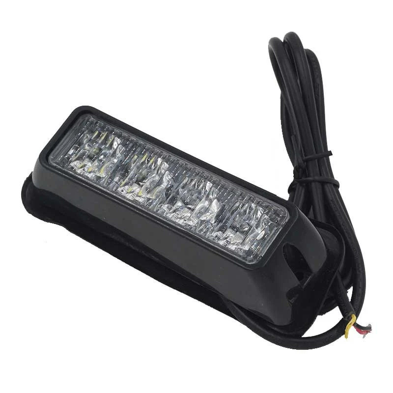Luce stroboscopica ambra a 4 LED