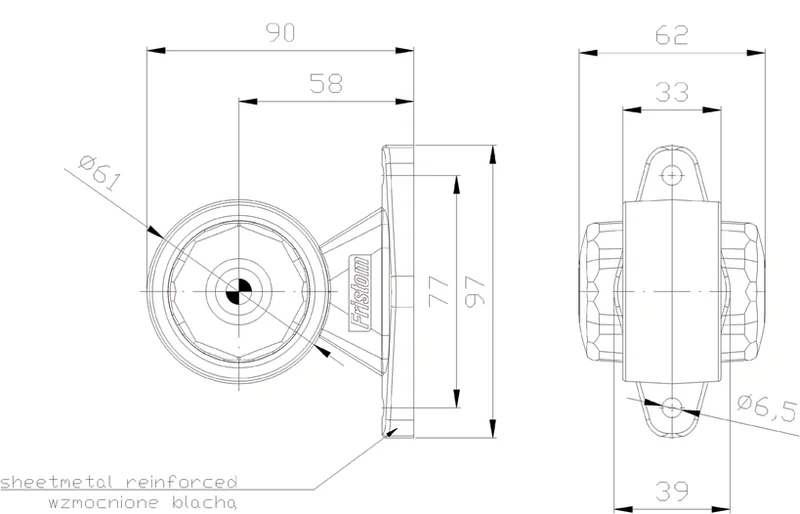 Lampade d'ingombro a LED - Set di 2 -Tipo "A"
