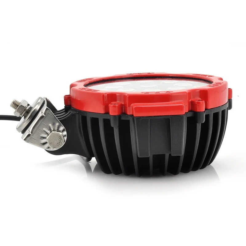 Proiettore LED rotondo / 51W / Resistente / Rosso