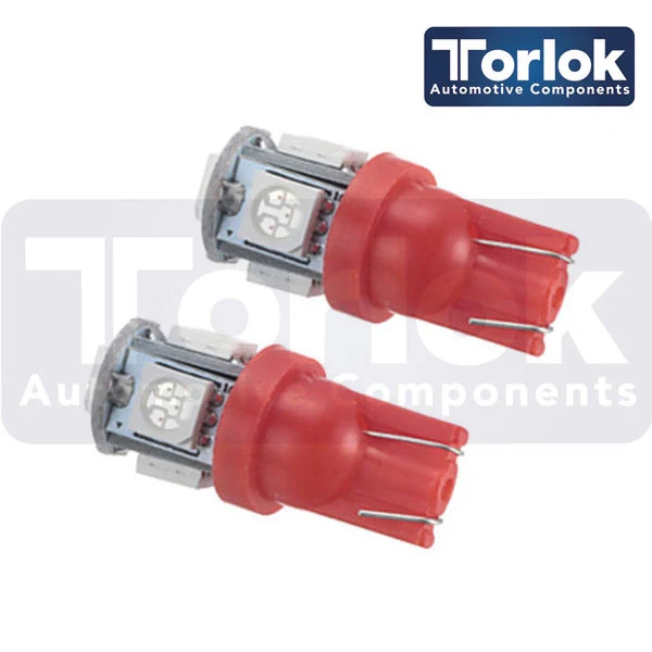 Lampadine LED di parcheggio Torlok Premium 24v T10 per camion / Confezione da 2