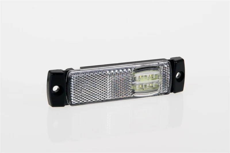 Indicatore luminoso a LED con riflettore: bianco, rosso o ambra