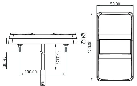 LED Autolamps Kit lampada combinata a LED posteriore / Confezione da 2 lampade