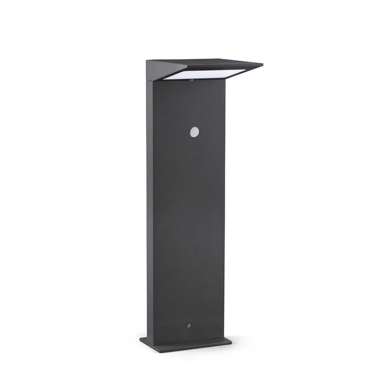 Soleil - Borne LED en aluminium, style contemporain
