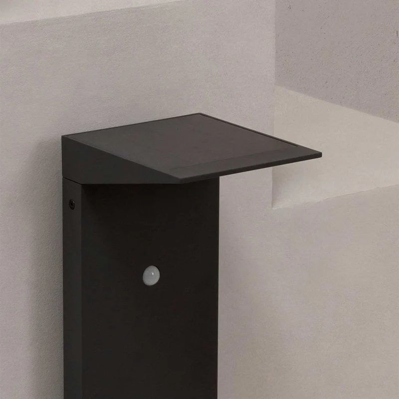 Soleil - Borne LED en aluminium, style contemporain