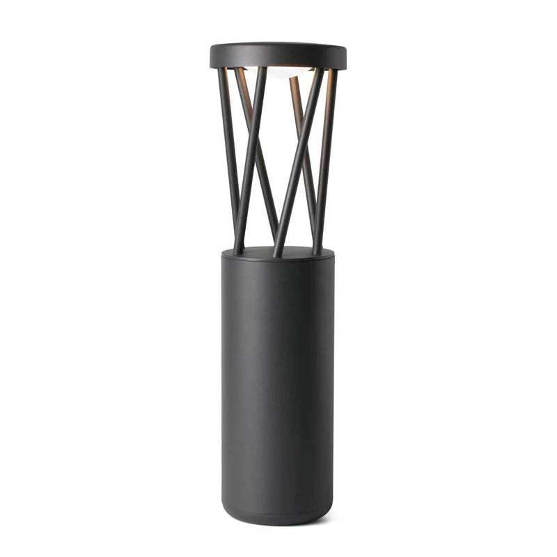 Twist - Potelet LED en aluminium, style contemporain