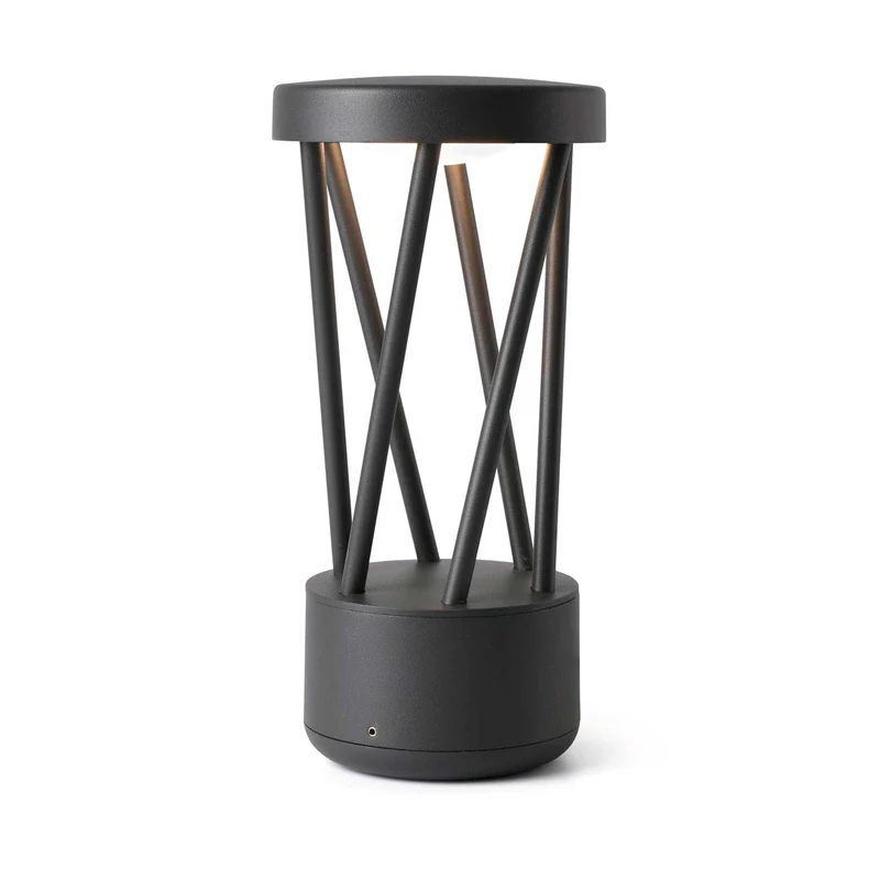 Twist - Potelet LED en aluminium, style contemporain