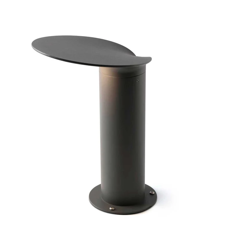 Lotus - Borne extérieure en aluminium et verre, style contemporain