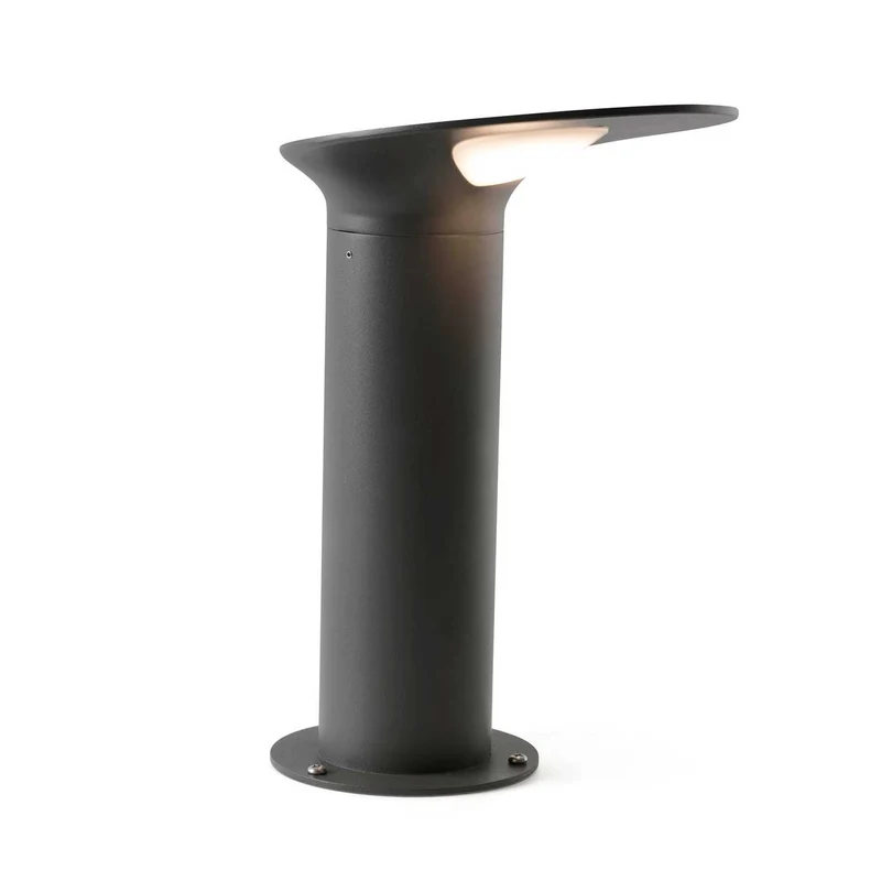Lotus - Borne extérieure en aluminium et verre, style contemporain