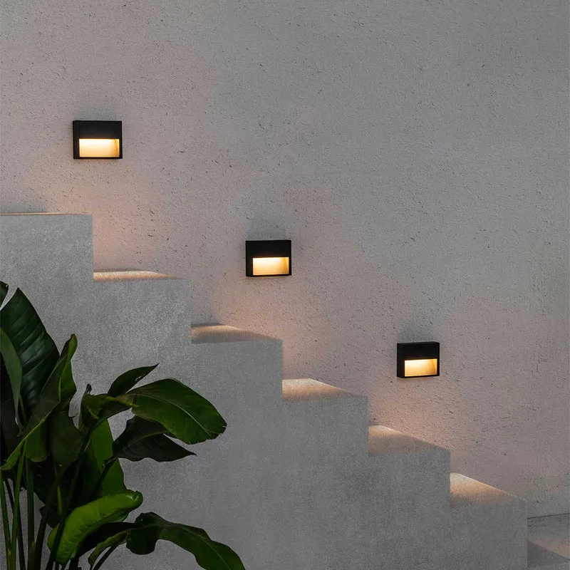 Grada - Applique murale LED en acier, style contemporain
