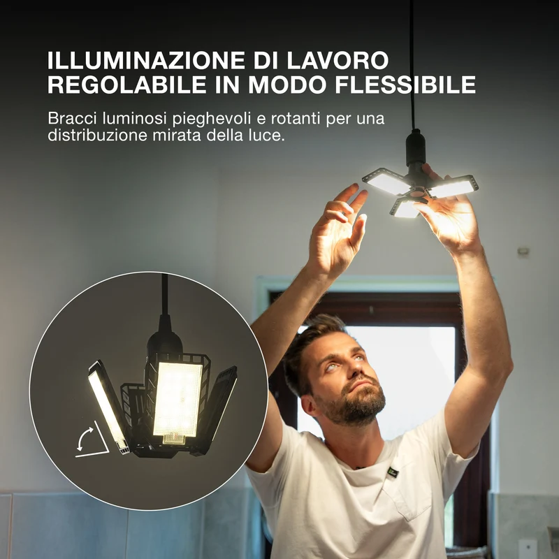 OSRAM Highbay Blade lampada da soffitto con ali 40W 840 E27