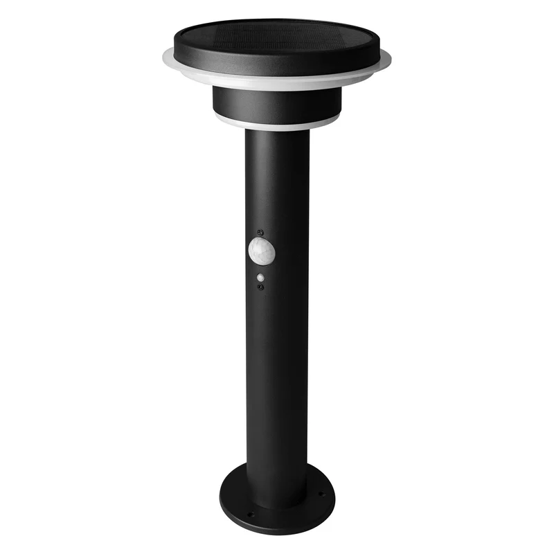 OSRAM ENDURA® Style Circle Doppio Palo Solare LED Lampada da Sentiero con Sensore 6W / 3000K Nero