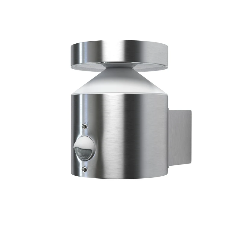 OSRAM LED lampada da parete e soffitto, lampada per applicazioni esterne, sensore di movimento integrato, sensore giorno-notte, bianco caldo, 150,0 mm x 102,0 mm x 135,0 mm, ENDURA STYLE CYLINDER
